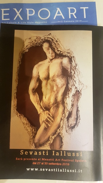 copertina su EXPOART gennaio 2019